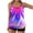 Pink A, variant on Summer Akafmk Tankini Swimsuits for Women Loose Fitting Floral Printed Swim Tops with High Waisted Boyshorts Two Piece Bathing Suits Comfortable Athletic Swimwear,Sizes S-5XL