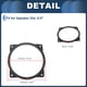 thumbnail image 5 of Adaptador de Espaciador de Altavoz Tweeter Unique Bargains para Hyundai de 6.5" 2 Pcs, 5 of 7