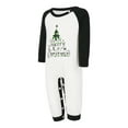 thumbnail image 3 of SUNSIOM Matching Family Pajamas Sets Christmas PJ's Long Sleeve Tree Print Raglan Tops + Plaid Pants Set Loungewear, 3 of 10