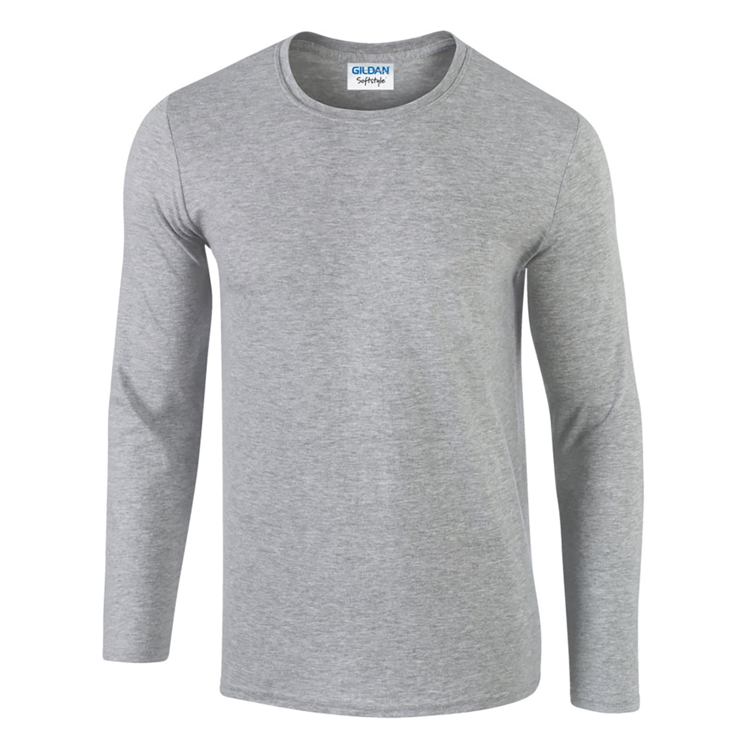 Gildan Mens Soft Style Long Sleeve T 