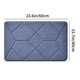 thumbnail image 2 of Tapete para puerta de baño, 1 unidad, tapete súper absorbente de 40 x 60 cm, lavable a máquina, antideslizante, para zonas húmedas después de la ducha (azul marino)., 2 of 8