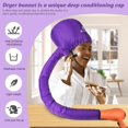 thumbnail image 4 of Accesorio para secador de pelo Bonnet Hood Amzpic Soft Purple, 4 of 7