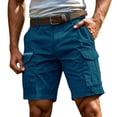 thumbnail image 3 of GrmtClth Mens Cargo Shorts Multi Pockets 7 Inch Inseam Lightweight Twill Summer Athletic Casual Travel Fishing Work Knee Length Shorts Beige 2XL, 3 of 9