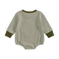 thumbnail image 6 of Staki Baby Boy Clothes Baby Boys Infant Boys Bodysuits Cotton Cloting for Winter(Green,12-18 Months), 6 of 8