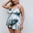 thumbnail image 4 of RKSTN Plus Size Tankini Women 2 Pieces Swimsuits with Shorts Floral Printed Flowy Bathing Suits, 4 of 6