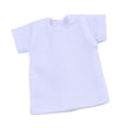 thumbnail image 3 of Camiseta en miniatura para figuras, fácil de usar, camiseta corta para muñecas BJD de 1 a 6 pulgadas. Blanco, 3 of 8
