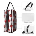 thumbnail image 3 of Honeii Ladybugs on Black and White Striped1 Print Multi-Purpose Storage Bag,Hanging Dopp Kit,Small Toiletry Bag for Traveling for Toiletries, Makeup, and Small Essentials, 3 of 7