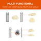 thumbnail image 3 of Commercial Chef Rallador y Rebanador de Alimentos Multifuncional con 4 Cuchillas Intercambiables y Contenedor de Almacenamiento, 3 of 7