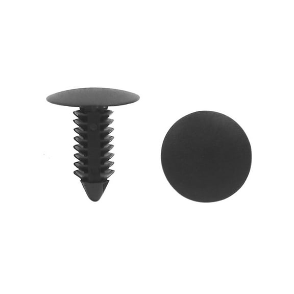 Unique Bargains 8mm Hole Plastic Push-in Bumper Fender Door Rivets Fastener Retainer Clips 10PCS Unique Bargains