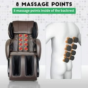 BestMassage Zero Gravity Shiatsu Massage Chair Full Body Recliner with Built-In Heat Therapy