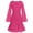 Red, variant on IBTOM CASTLE Teen Girls Dress Graduation Dress for Girls Long Bell Sleeve Mermaid Hem Prom Bodycon Dress With Shorts Bowknot Slim Fit Dresses Homecoming Birthday Outfit 9-10 Years Black