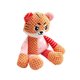 thumbnail image 1 of Juguete de peluche chirriante para perros, suave peluche de zorro y elefante, para mantener a los perros ocupados, ideal para masticadores agresivos, perros pequeños y medianos., 1 of 8