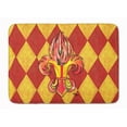 thumbnail image 1 of Tapis de Mousse à Mémoire Lavable en Machine Peppers Fleur de Lis, 1 of 1