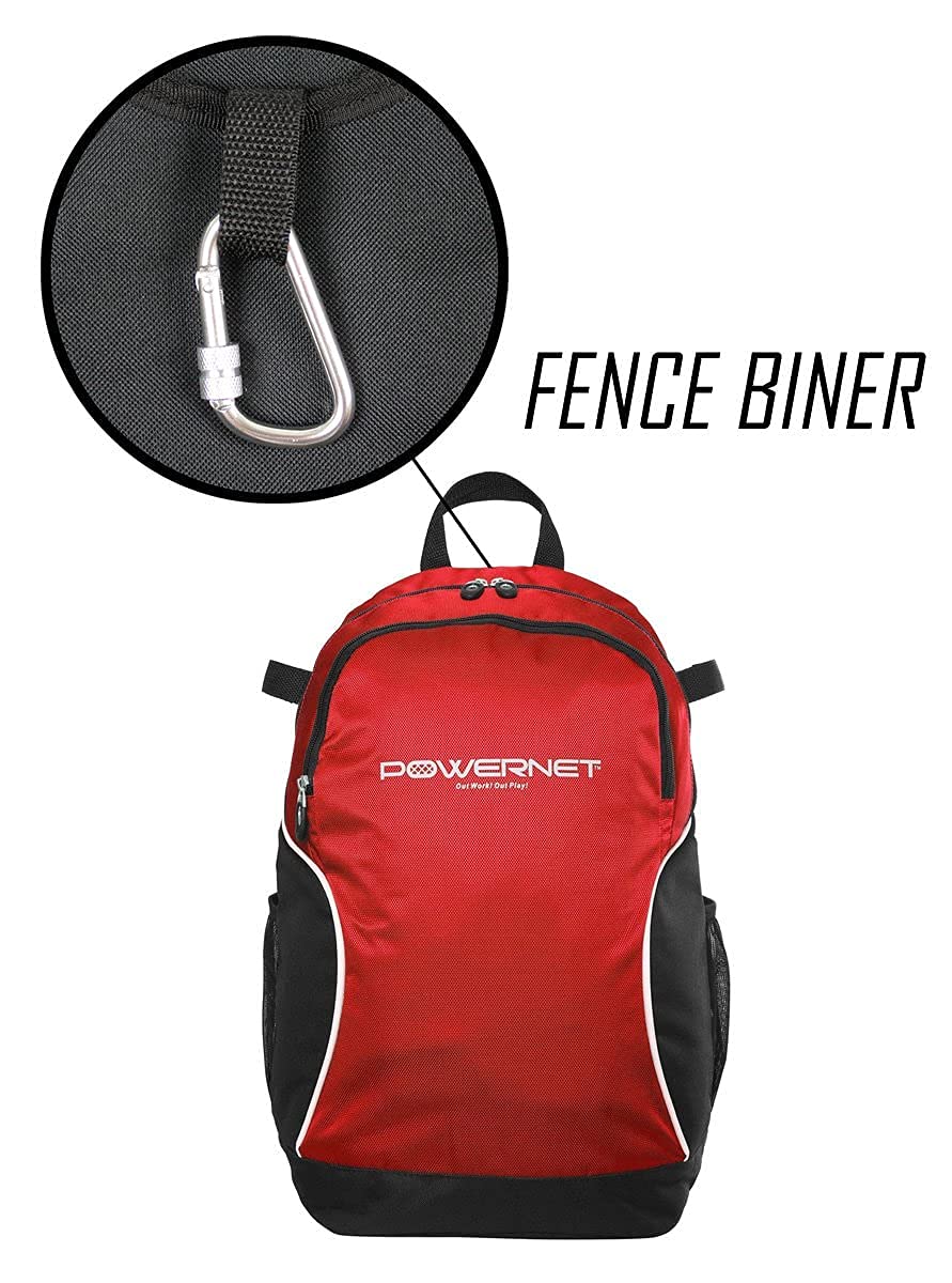 PowerNet Baseball Softball Backpack M - RED