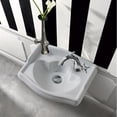 thumbnail image 2 of Ws Bath Collections Retro 1033.01L Retro 16-1/8" Specialty Ceramic Wall Mounted Bathroom, 2 of 2