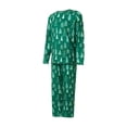 thumbnail image 3 of Qiylii Christmas Tree Pattern Family Matching Clothes Sleepwear Long-Sleeved Tops + Trousers Pajamas Set, 3 of 9