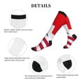thumbnail image 5 of Pofeuu USA Switzerland Print Compression Socks for Women & Men Circulation - Best Support for Nurses,Running,Athletic,Sports, 5 of 7