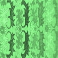 thumbnail image 1 of Ahgly Company Indoor Square Abstract Emerald Green Modern Area Rugs, 7' Square, 1 of 4