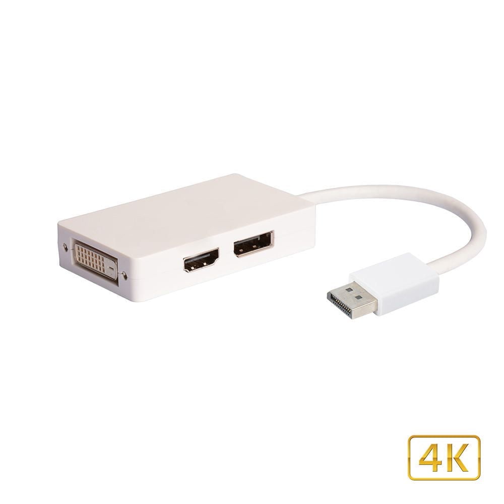 DisplayPort to DVI/HDMI/DP Adapter