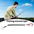 thumbnail image 3 of CSChome Rod Release Rope Rod Release Rope Toughness High Stretch Strong Pulling Force Quick Release Fishing Keychain Ring Hook Fishing Enthusiasts 1 Set Rod Release Rope, 3 of 6