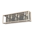 thumbnail image 2 of Hunter - Squire Manor 3-light Brushed Nickel, Medium Size Vanity Light, Dimmable, Modern Style, for Bedrooms, Dining, Living Rooms - 19674, 2 of 7