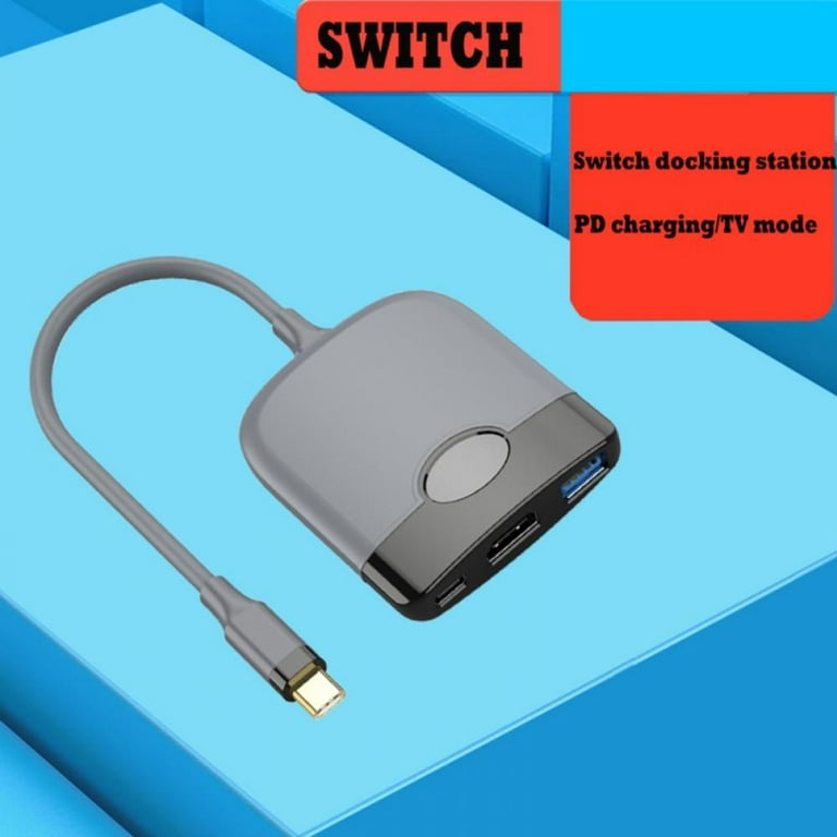 Switch HDMI Adapter Hub Dock, TV Docking Station for Nintendo Switch 4K USB  C HDMI Hub Cable for Switch, Compatible with Mac Book Pro Samsung Galaxy S8  Plus 