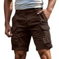 thumbnail image 2 of TrendOFT Cargo Shorts for Men Relaxed Fit Tactical Cargo Short Pants Retro Work Shorts with Multi Pockets Bronze XL, 2 of 7