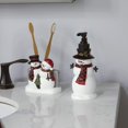 thumbnail image 3 of Skl Home Woodland Winter Portacepillos De Dientes Rojo, 3 of 5
