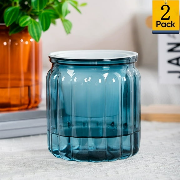 Djiypn 4 inch Plant Pots, 2 Pack Flower Pots Outdoor Indoor, Small Plastic Planters Flower Pots for Garden Succulent Nursery House Plants