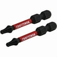 thumbnail image 2 of Craftsman Tools IMPACT RATED 2-Piece 1/4-in x 2-in Torx Impact Driver Bit, 2 of 2