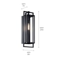 thumbnail image 2 of Kichler Lighting - Goson - 1 Light Large Outdoor Wall Lantern In Industrial, 2 of 4