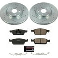 thumbnail image 3 of PowerStop Front Z23 Evolution Sport Carbon-Fiber Ceramic Brake Pad and Drilled & Slotted Rotor Kit Fits: FORD Select Models K8175, 3 of 10