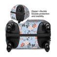 thumbnail image 4 of Xecao Rose Flowers print Elastic Luggage Cover, with double-sided print , is perfect for travel, business, and daily use, 4 of 9