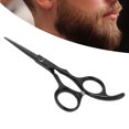 thumbnail image 3 of Hair Scissors, 5inch Stainless Steel Practical Barber Shears Convenient Use  For Barber Shop Black, 3 of 8