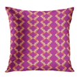 thumbnail image 1 of BOSDECO Pink Abstract Chevron Pattern Purple Chic Classic Cool Designer Square Size 16 x 16 Inches Zippered Home Decor Cushion Covers Pillowcase Pillow Cover Cushion Case 16x16 inch, 1 of 1