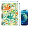 thumbnail image 4 of 2026-2027 Academic Planner, July 2026 - June 2027, 6.1" x 8.4", Weekly & Monthly Spreads, Navy Blue Floral Design, Spiral Bound Organizer with Ruler Bookmark and Inner Pocket, 4 of 10