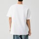thumbnail image 4 of Camisa Elvqul de Hombre Stretch Blanco de Color Sólido Manga Corta Casual Algodón Cuello Redondo Botones, 4 of 7