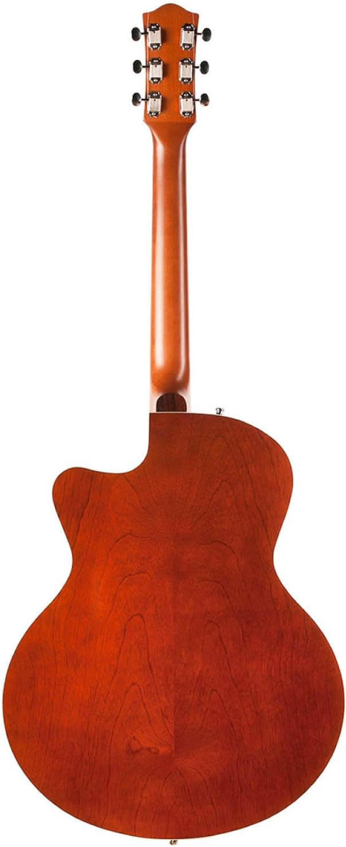 Godin 5th Avenue CW Kingpin II HB Cognac Burst Finish Arch Top Electric Guitar