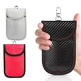 thumbnail image 2 of SharkTRUE Carbon Fiber Car Key Pouch: RFI D Protection, Fashionable & Practical Design, 2 of 8