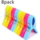 thumbnail image 2 of Elementos esenciales para la playa, pinzas para toallas resistentes al viento, diseño antideslizante, aptas para ropa gruesa, accesorios de playa perfectos para viajar, juego de 8, 2 of 8