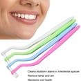 thumbnail image 3 of Toothbrush Tufted Brush, 4pcs Orthodontic Brace Cleaning Brush Professional Soft Head Stain Removal Interdental Brush for Detail Cleaning, 3 of 5