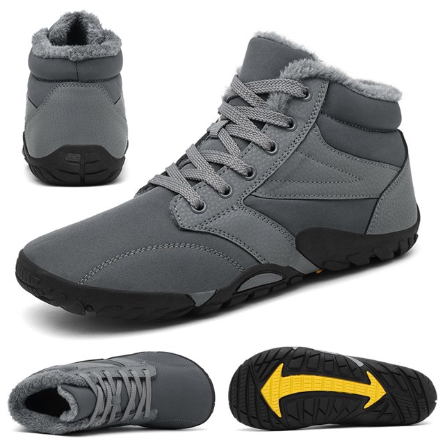 Botas para Ligeras Minimalistas Con Puntera Ancha Botines Tobillo Nieve Invierno Impermeables Antideslizantes Senderismo Escalada