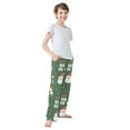 thumbnail image 3 of FORMRS Boys Pajama Pants with Pockets Size 11-12Y Kids Lounge Sleep Bottoms, Christmas Santa, 3 of 8