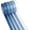 Dusty Blue 1/2", variant on DEA Terracotta Ribbon 1 Inch Satin Ribbon 6 Rolls Assortment Burnt Orange for Wedding, Party Shower, Gift Wrapping Hair Bows Crafts Flower Bouquet - 60Yards