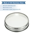 thumbnail image 3 of Uxcell 80 Mesh / 0.2mm Lab Sieve, 11.8" Diameter 304 Stainless Steel Wire Cloth Fine Mesh Sieve, 3 of 6