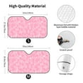 thumbnail image 3 of Bingfone Breast Cancer Awareness Car Windshield Sun Shade Protector Keep Your Vehicle Cool Sun Shield Visor Cover Foldable For Car Truck Suv-Medium, 3 of 9