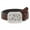 Coffee, variant on WHIPPY Western Genuine Leather Belt for Women Men Cowgirl Cowboy Scroll Embossed Buckle Belt