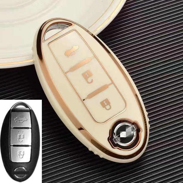 Listo Stock Nissan Producto Japonés Llave De Control Remoto Caso kicks TIIDA LIVINA X-TRAIL TEANA Key Case huangjie unisex
