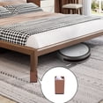thumbnail image 5 of Furniture Risers 2 Inch. Bed Raisers Square Brown 5cm Sofa Riser. Adhesive Bed Riser. Table Riser. Chair Riser 4-Pack. for Furniture Raisers 1.4 Inches in Diameter. Heavy-Duty Couch Extends, 5 of 5