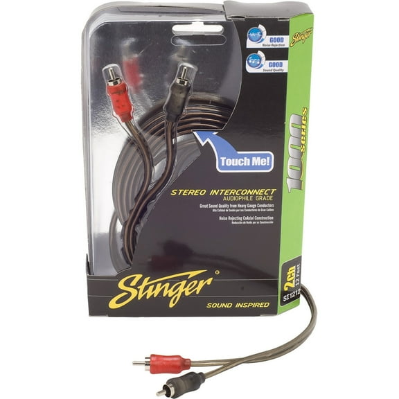 Stinger SI12YM - 2 MALE 1 FEMALE Y ADAPTER INTERCONNECT